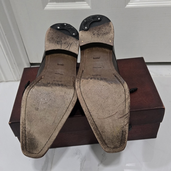 Mezlan Brown Oxford Dress Shoes Polished Leather and Traditional Lace-Up  Sz 8.5 main image 4